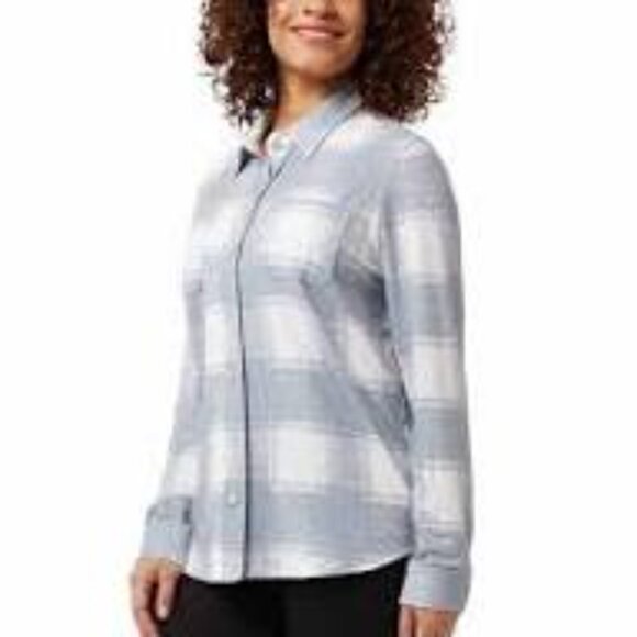 32 Degrees Tops - 32 Degrees Women's Plus Size 2X Pristine Gray Soft Long Sleeve Shirt NWT